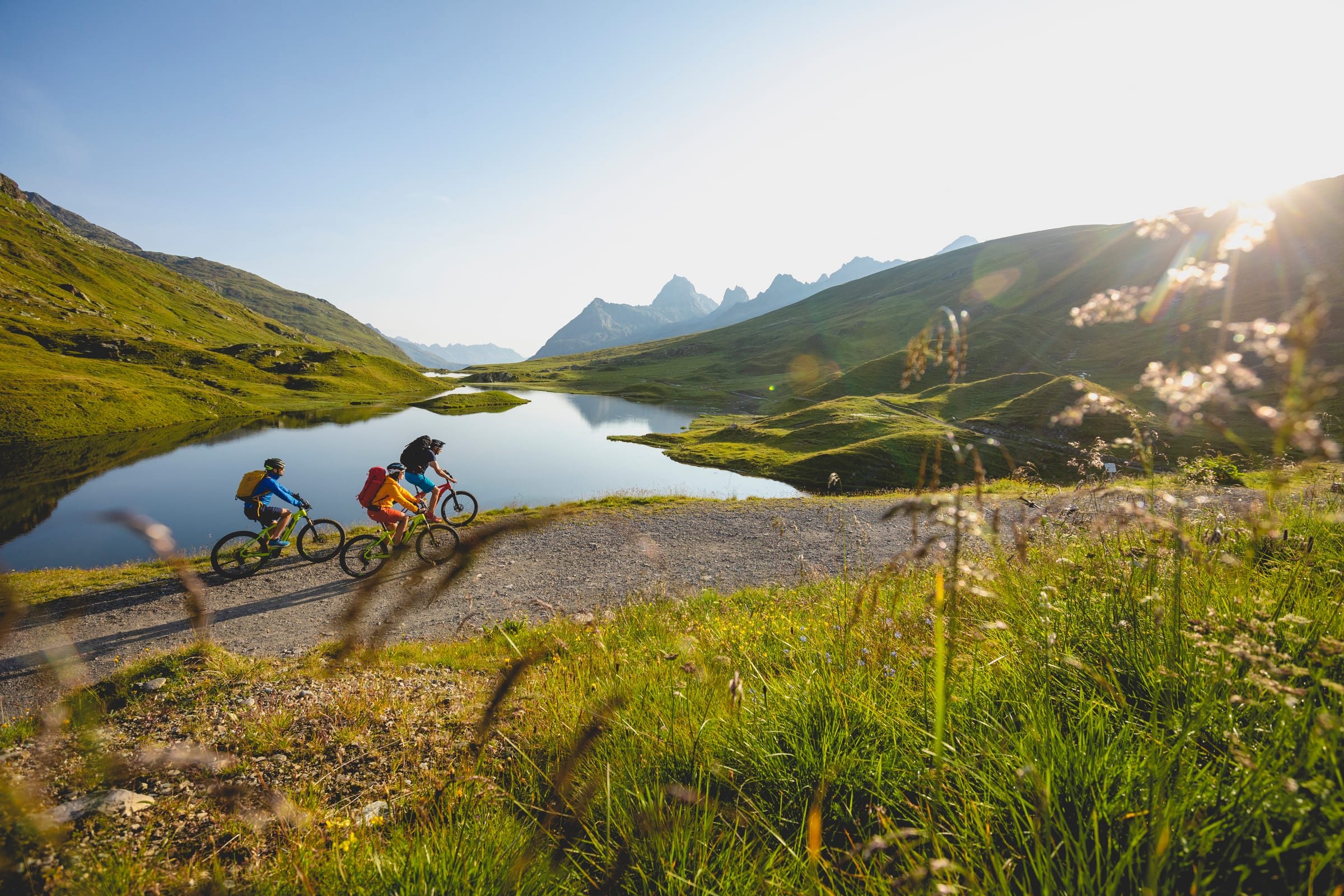 E-Bike-Tour am Heilbronner Langsee im Montafon